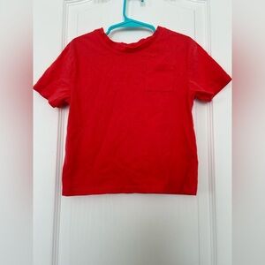 George Bright Red Short Sleeve Kids Tee